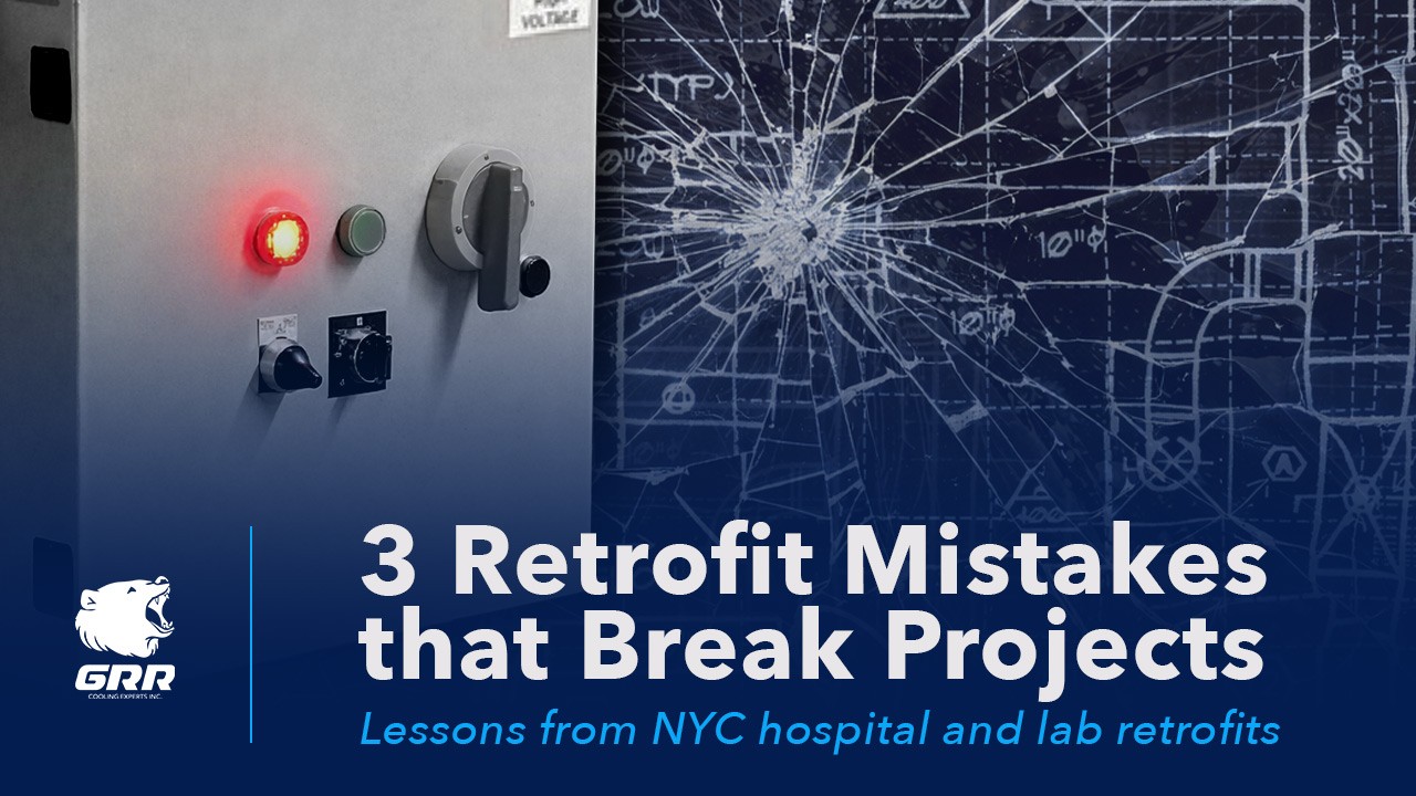 HVAC control panel and system diagram illustrating common retrofit planning mistakes in NYC hospital and laboratory buildings