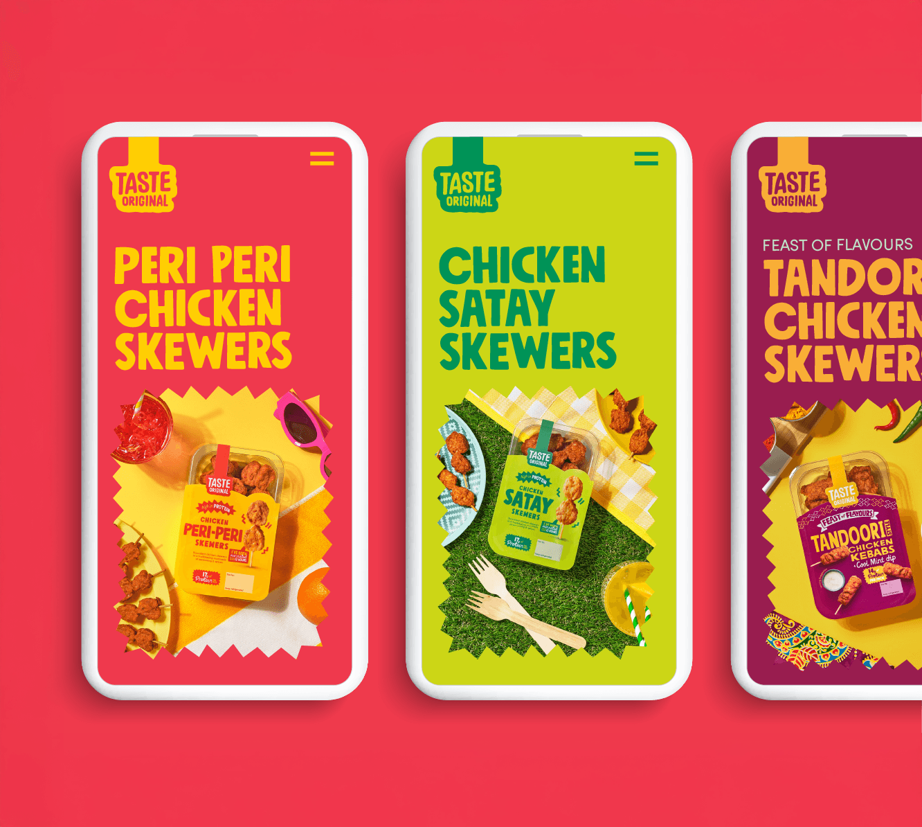 Taste Original Website Design