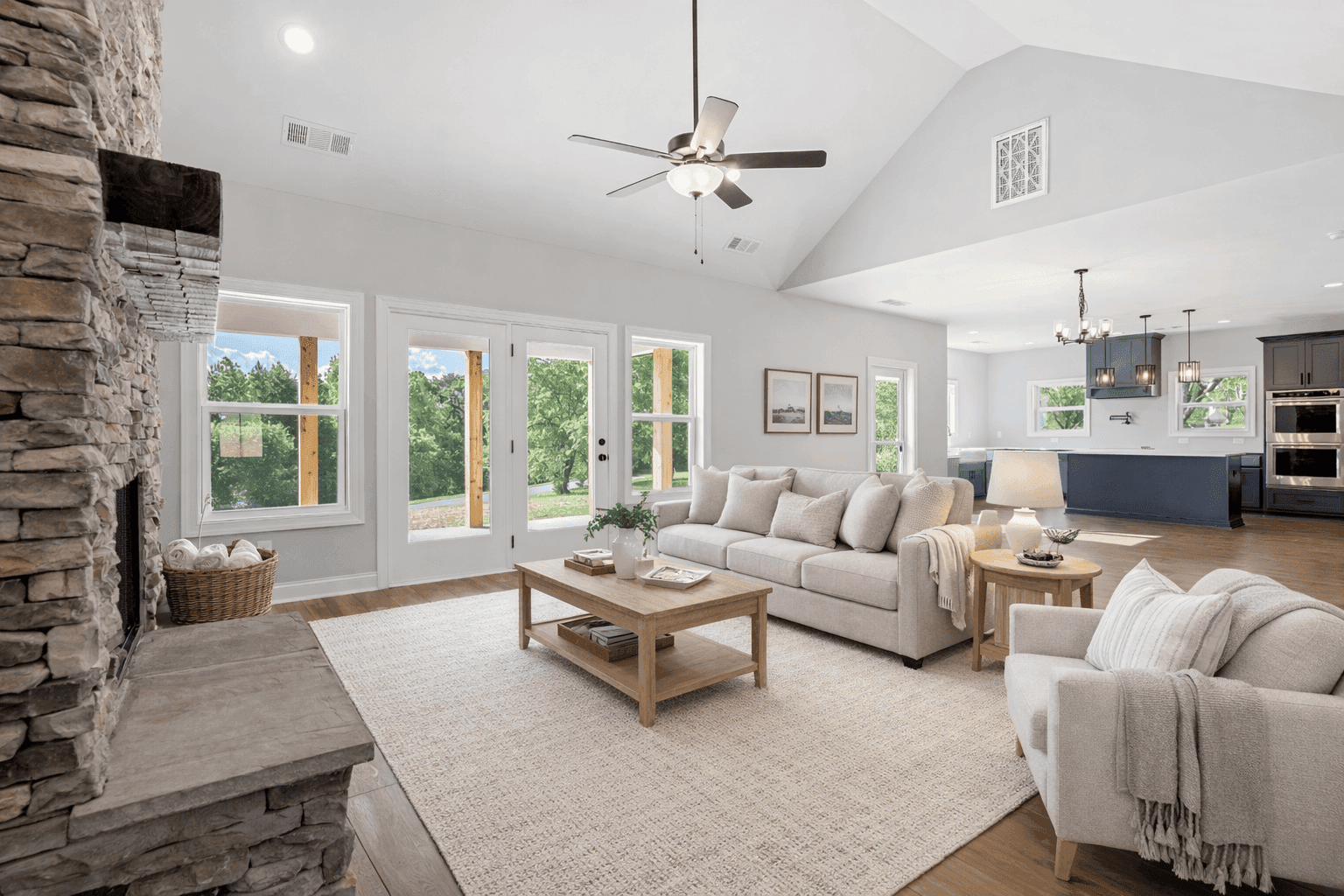 Custom Kitchen with custom cabinets and large island in GA,TN,NC, and SC