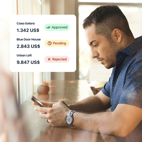 Interface representing automated tasks, reporting, and alerts.
