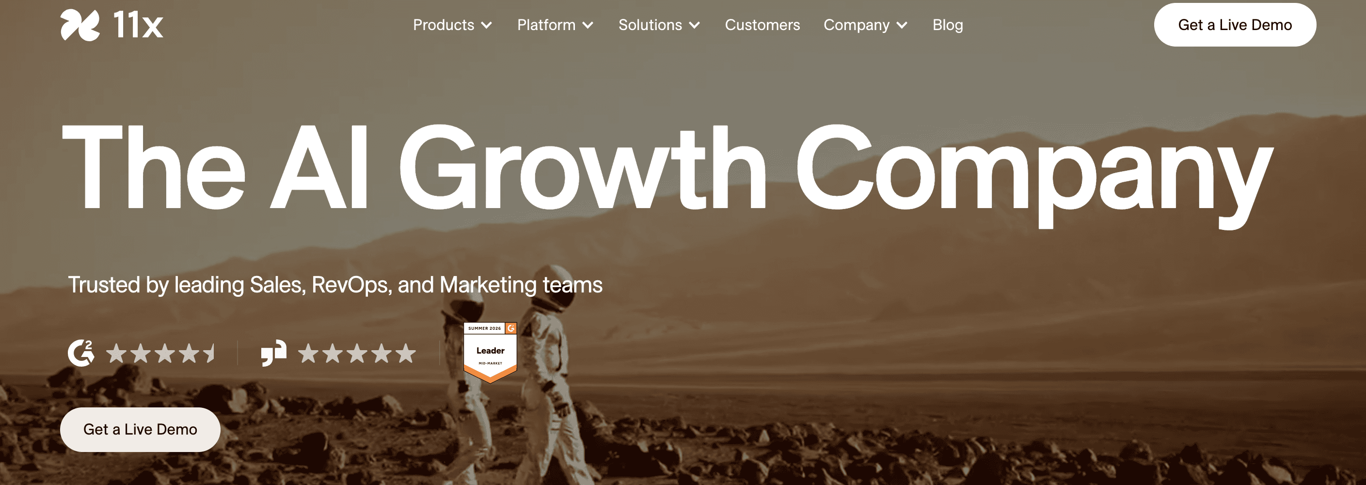 The 11x product page introducing Alice, its outbound digital worker, and the pipeline she runs