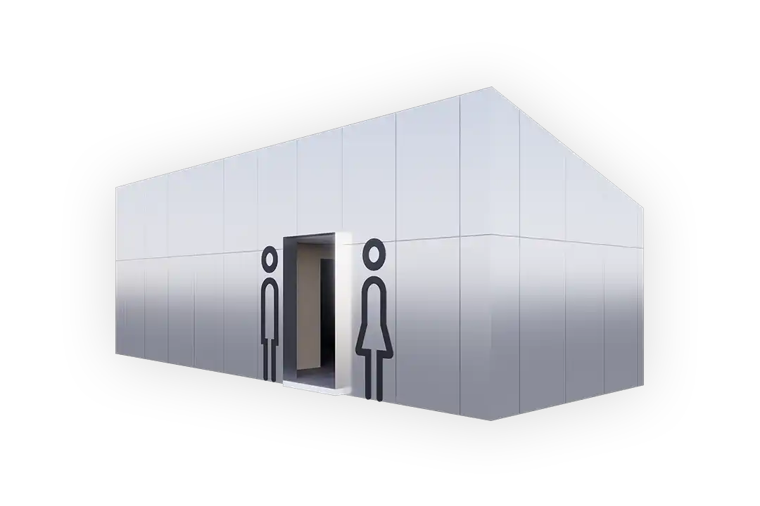 Design toilet prefab