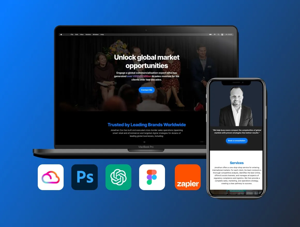 Image Banner | Professional Services Website Created on Typedream in 48 Hours