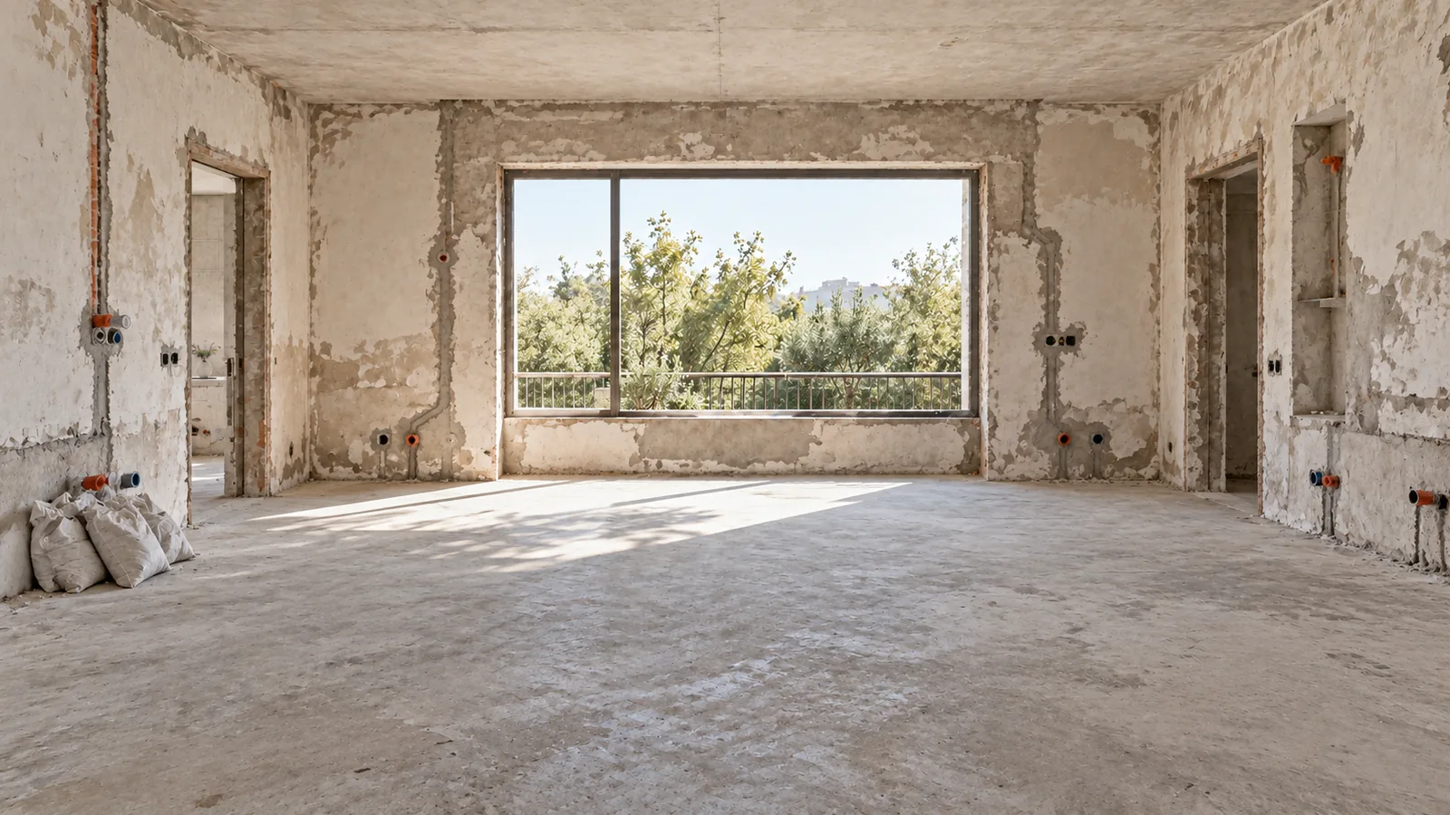 Ενδεικτική ψηφιακή απεικόνιση της ίδιας κατοικίας μετά την αποξήλωση.