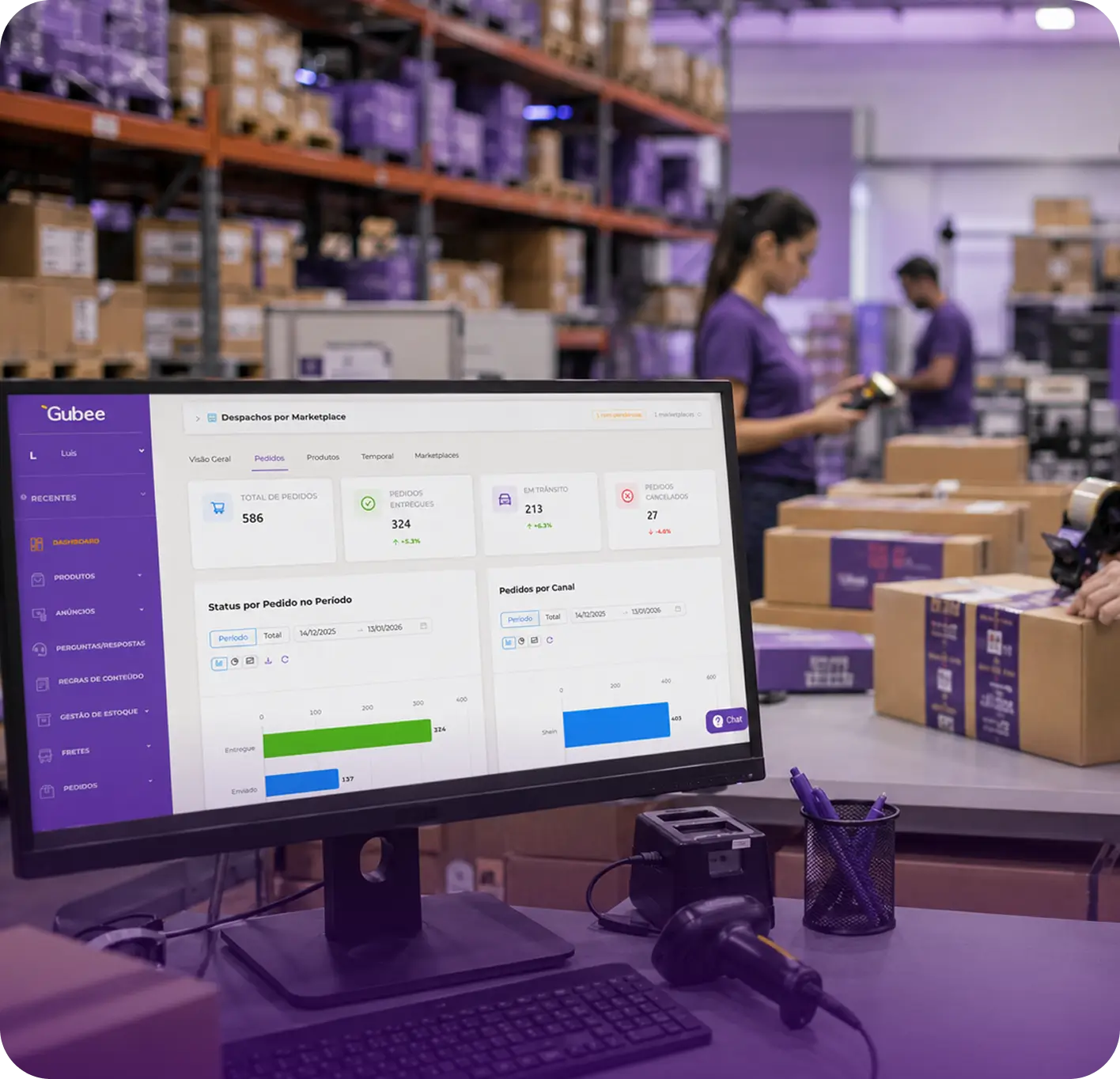 O hub de integração que centraliza todos os seus canais