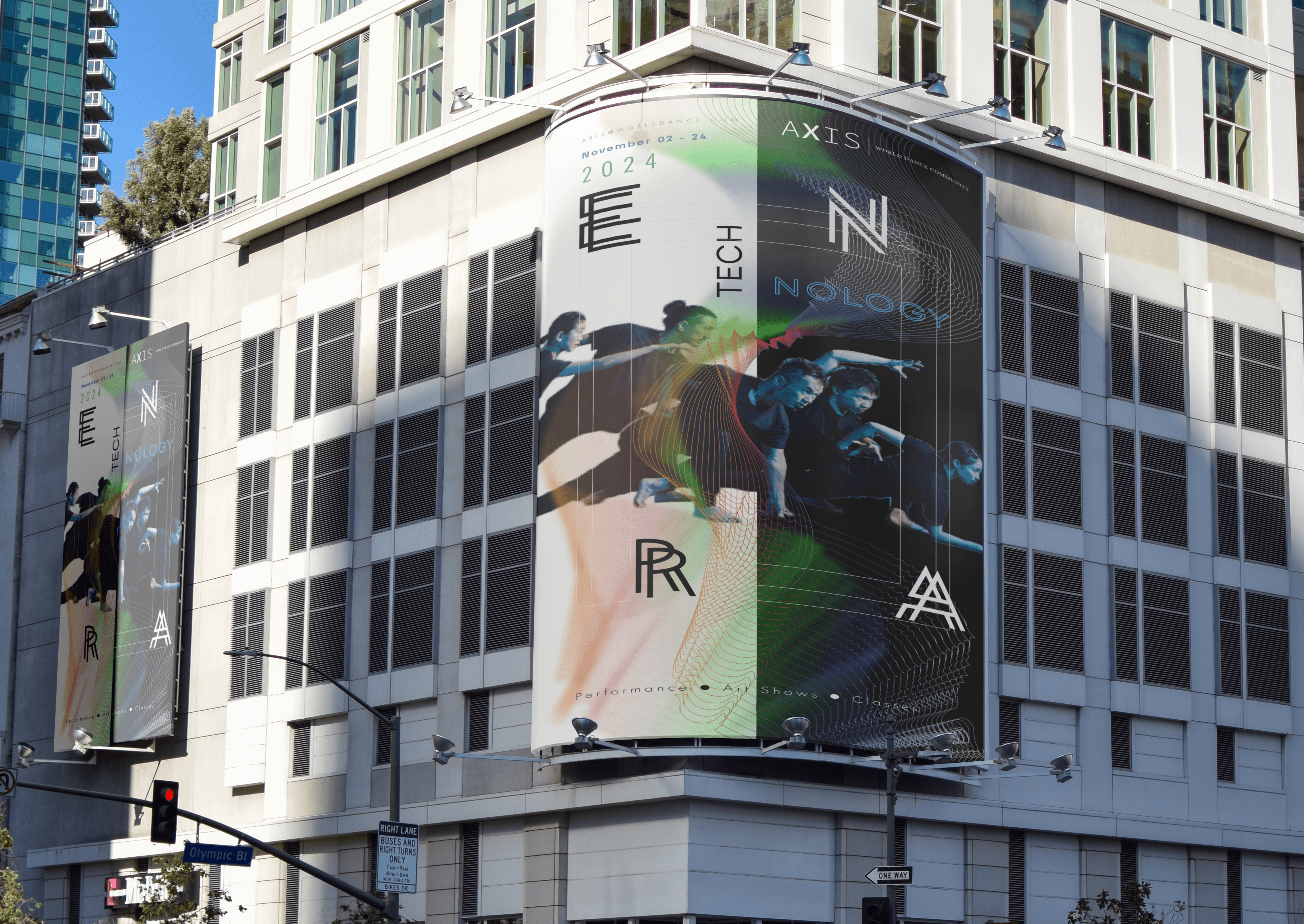 material samples on a grey surface