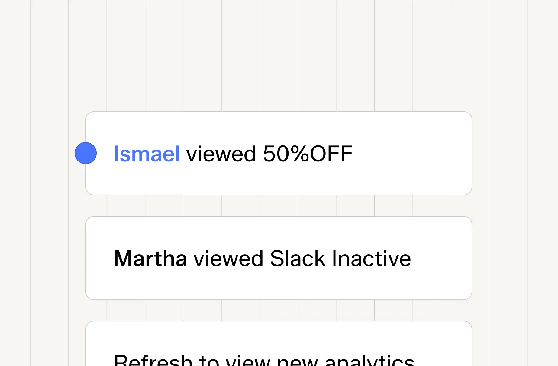 Integration performance stats for Nuvio, Klyra, and Veltix with percentage changes.