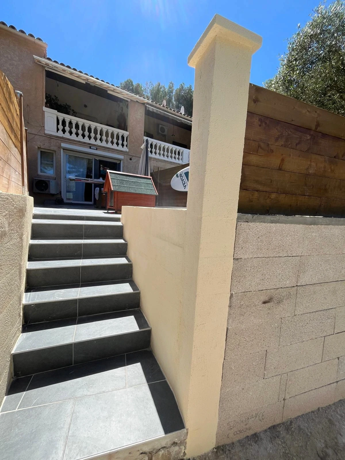 Enduit pour façade exterieure à Vallauris