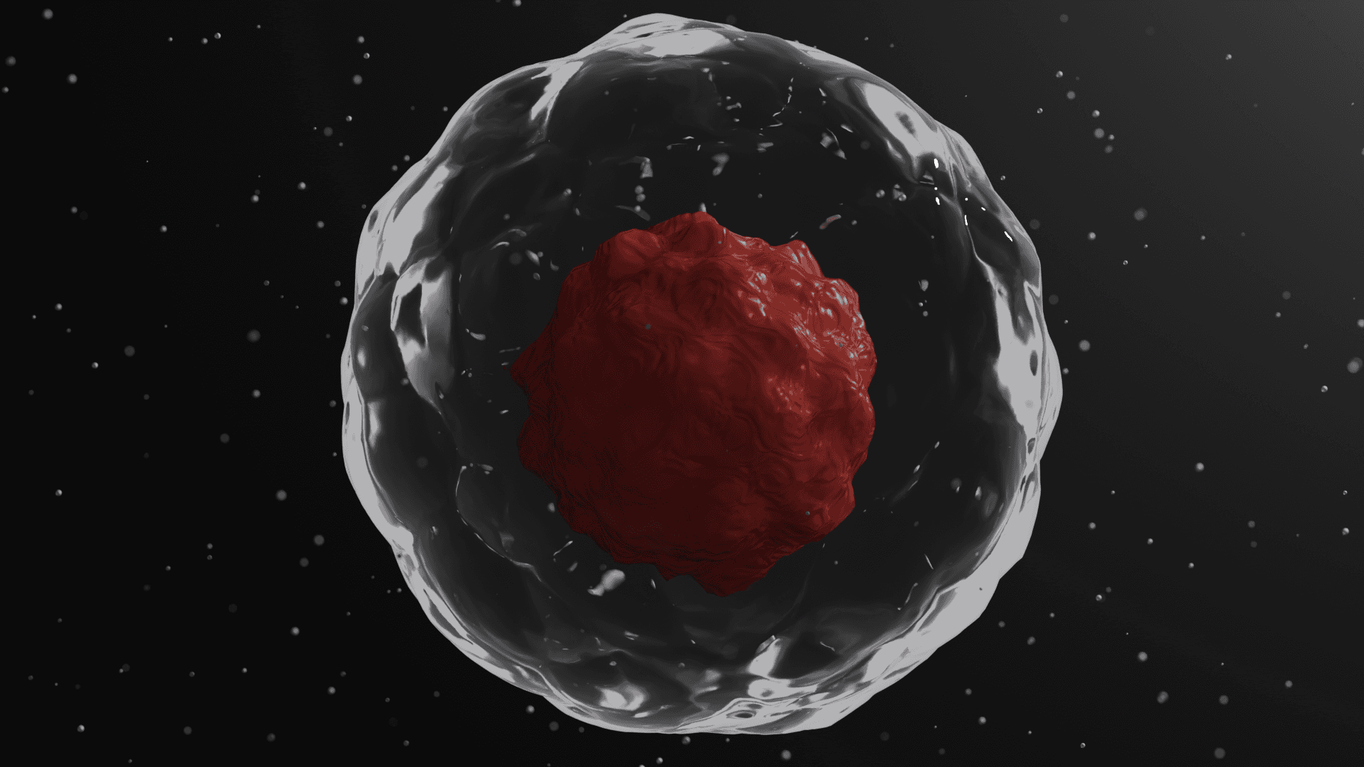 3D illustration of the adrenal gland, showcasing its structure, function, and location on the kidneys for medical education and visualization purposes.