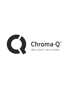 Chroma-Q Brilliant Solutions Logo - Black and White