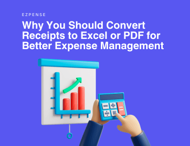 Why You Should Convert Receipts to Excel or PDF for Better Expense Management