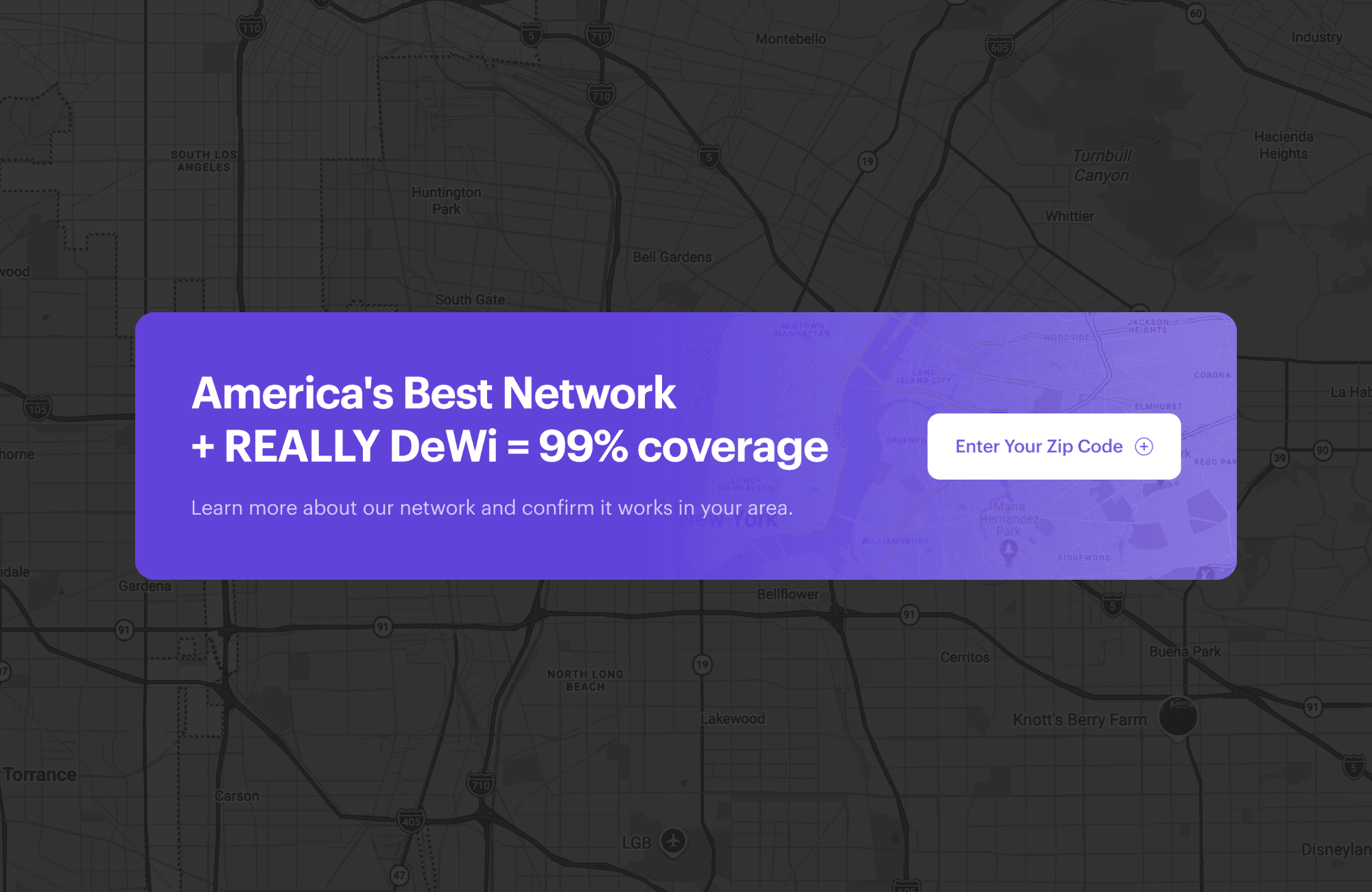 Really network coverage map  — Really case study by Boldway Studio