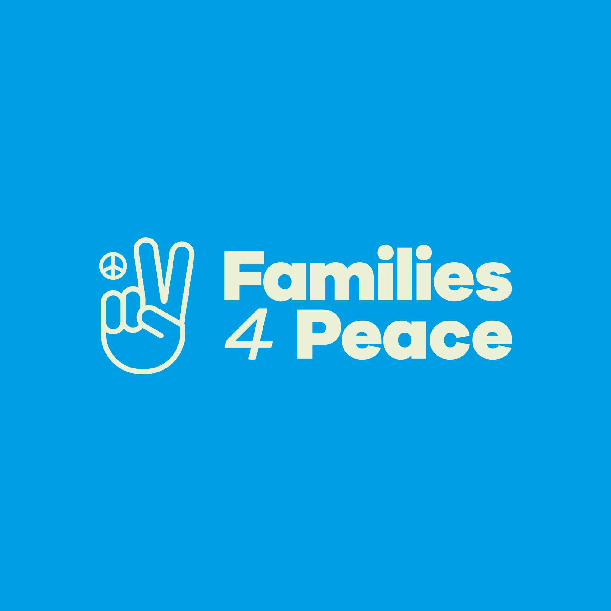 Families for peace logo design