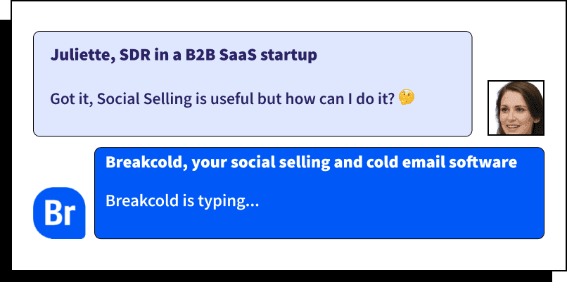 Social Selling Twitter Question | Breakcold