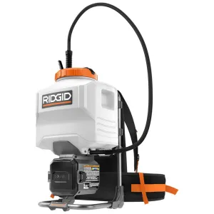 handheld sprayer with a long nozzle, hose, and adjustable strap