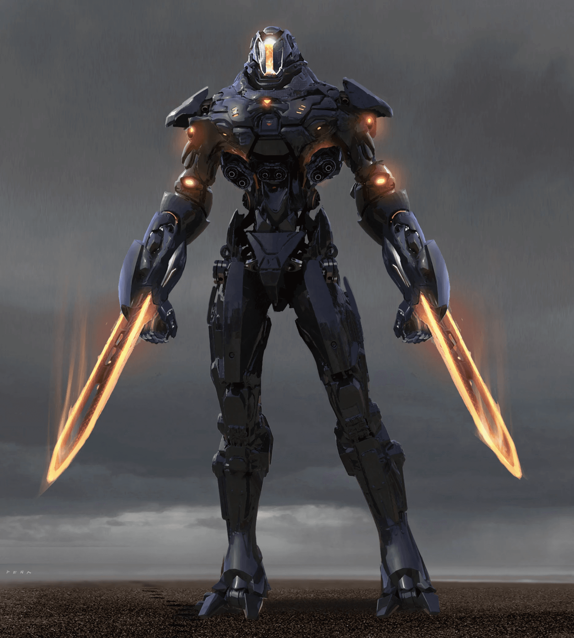 Pacific Rim Uprising concept art – environment design with monumental scale