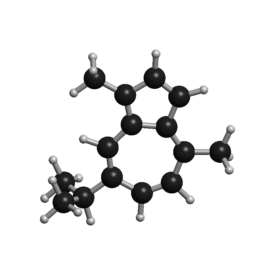 Guaiazulene molecular structure