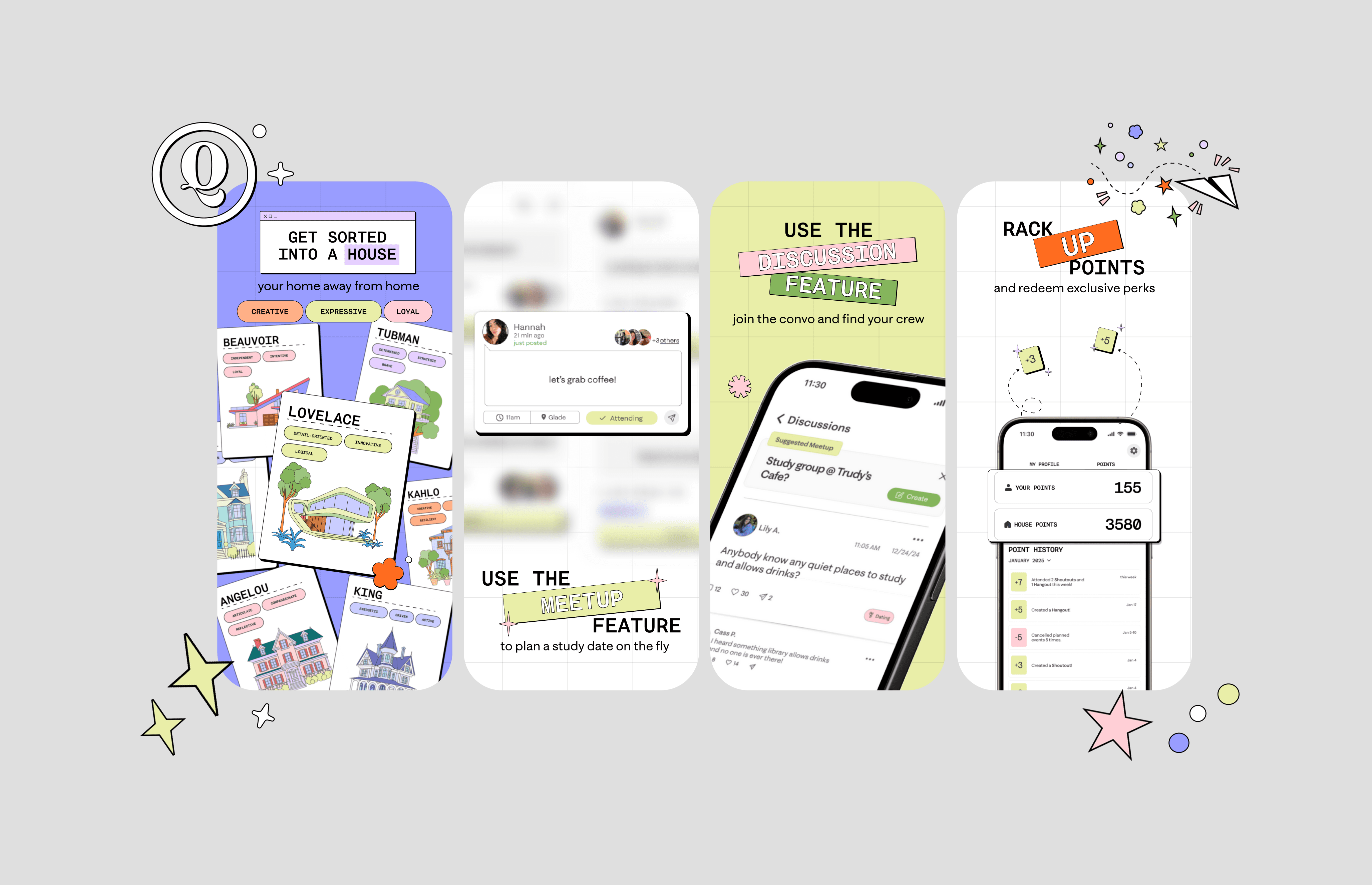 A phone mockup with an app image.