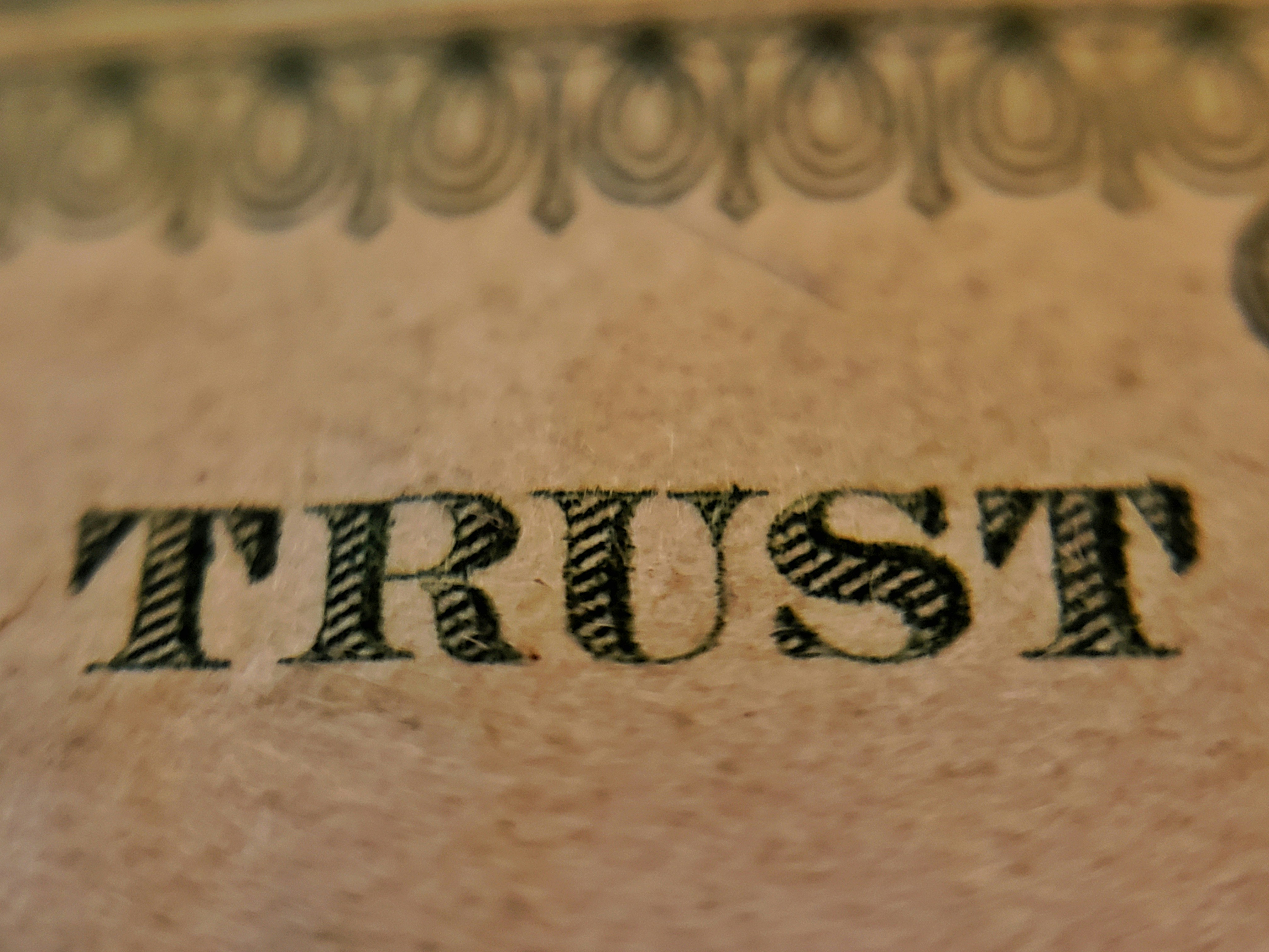 Trust Dollar bill