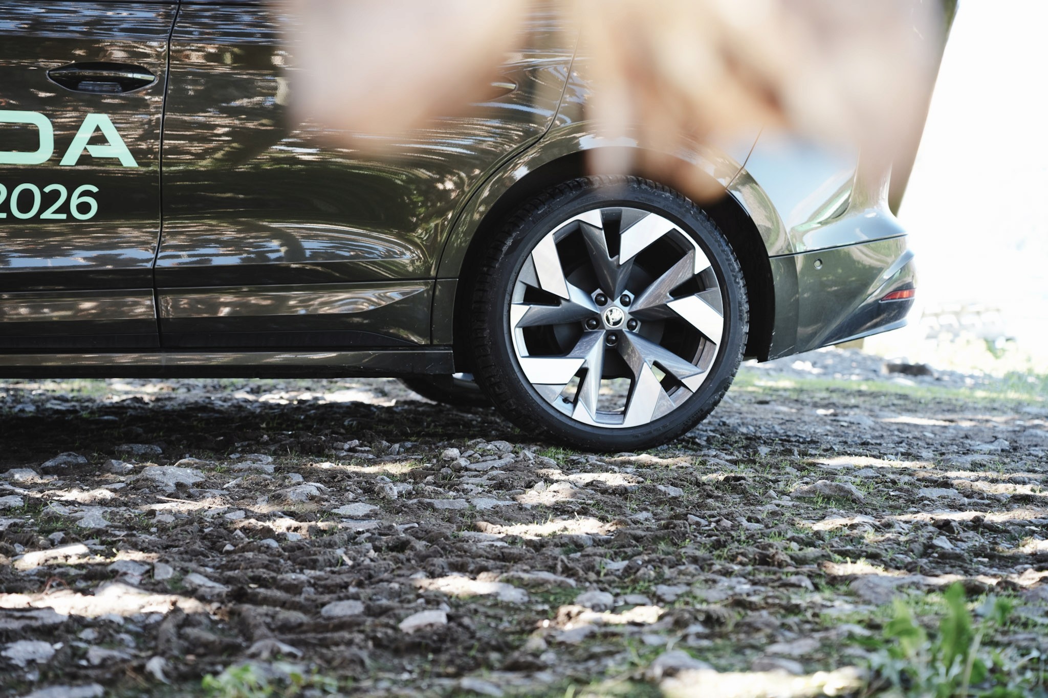 Detalje bilde av felger til Skoda Enyaq