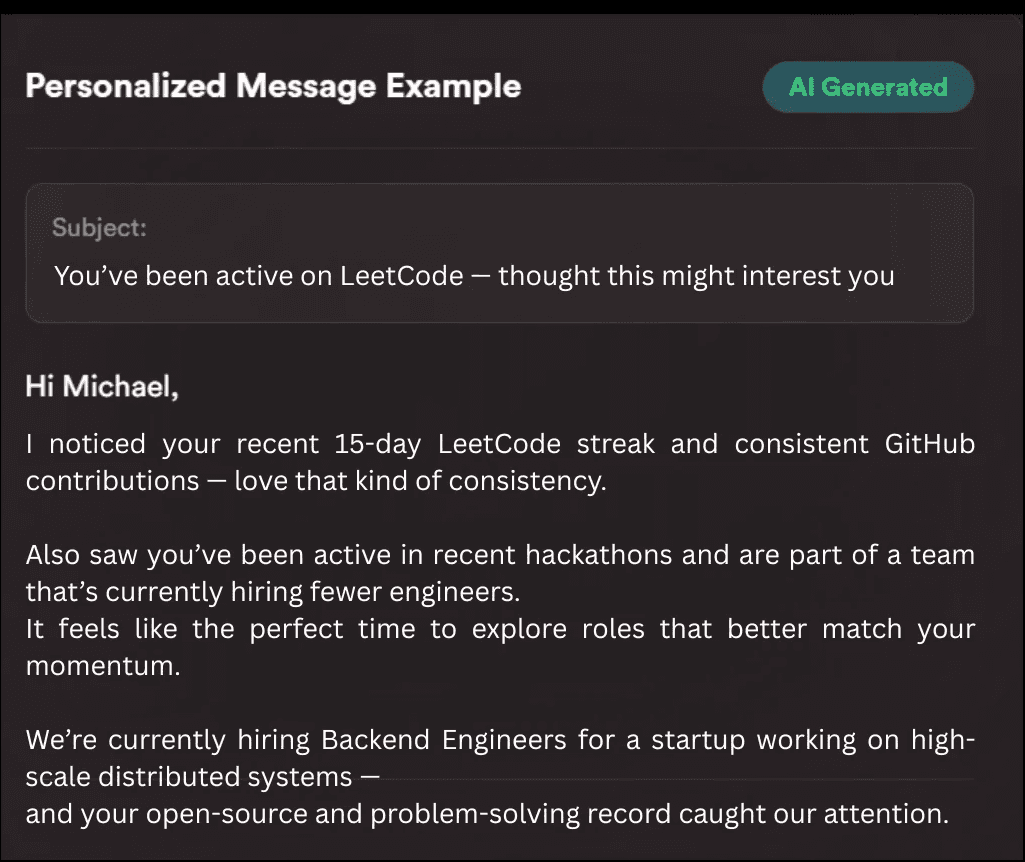 Track and review responses feature screenshot