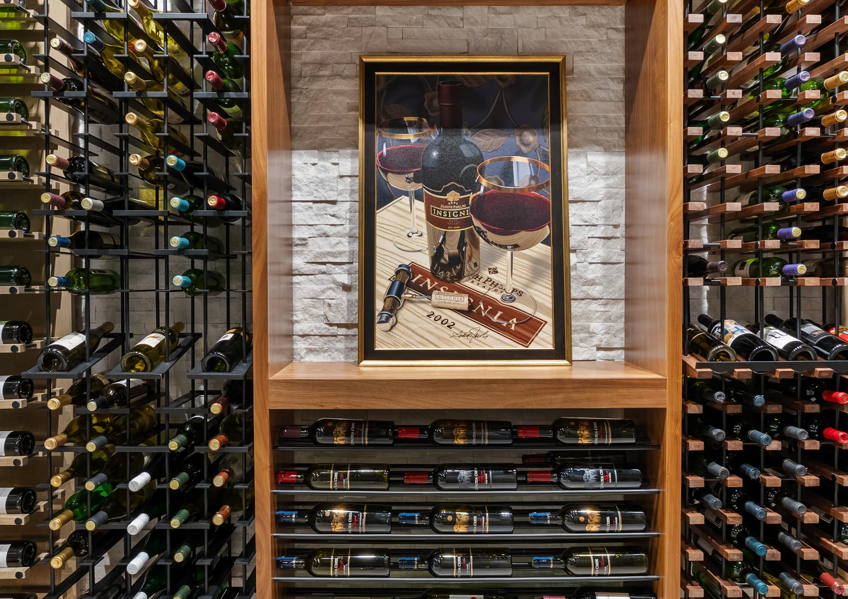Outdoor lounge under a wooden pergola, draped linen curtains, beige cushions, ocean backdrop, palm shadows dancing on the walls, serene luxury.