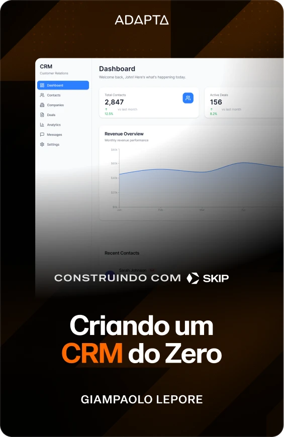 Capa do curso Criando um CRM do Zero, com Giampaolo Lepore