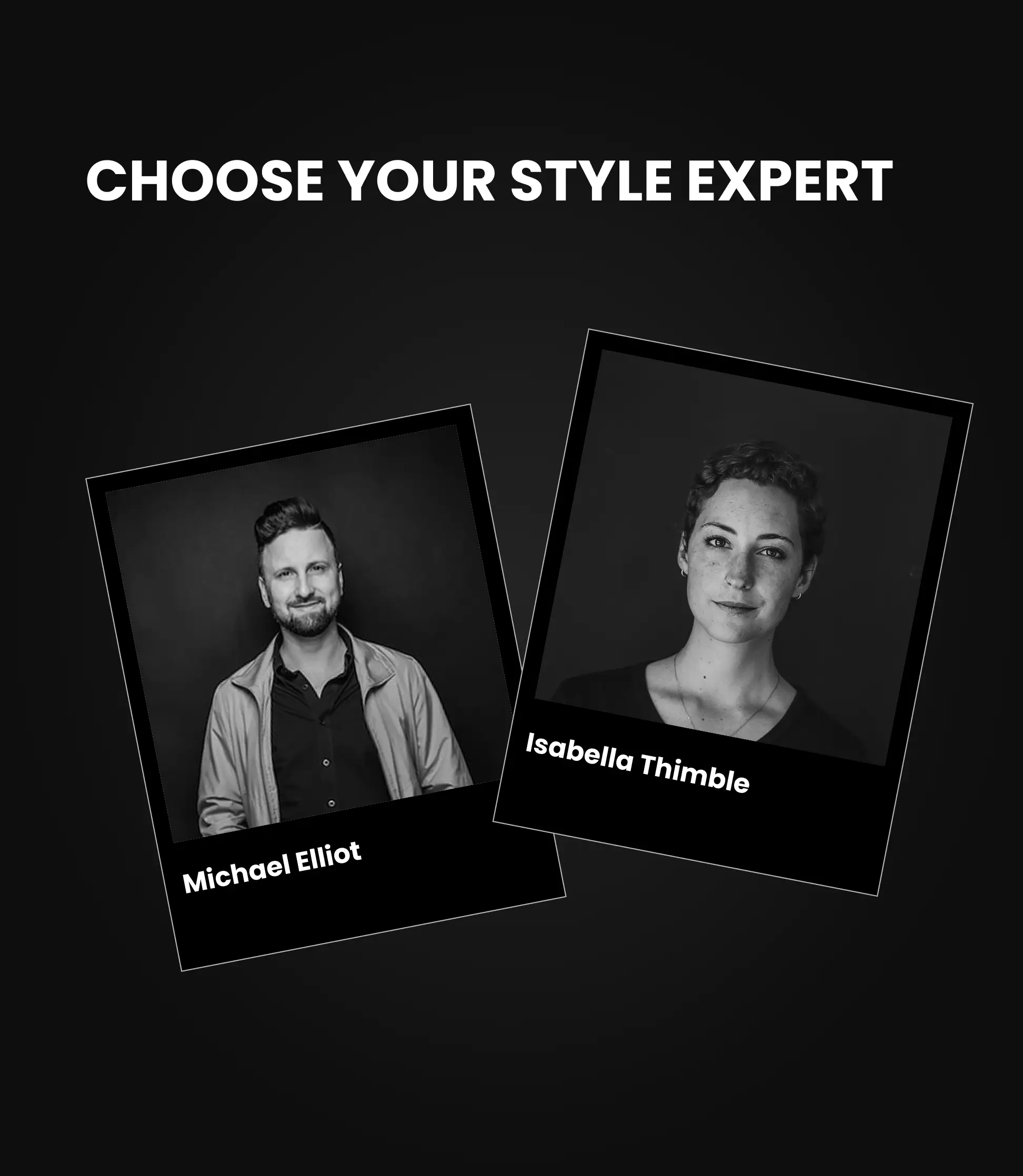 Hugo Boss - choose an expert interface