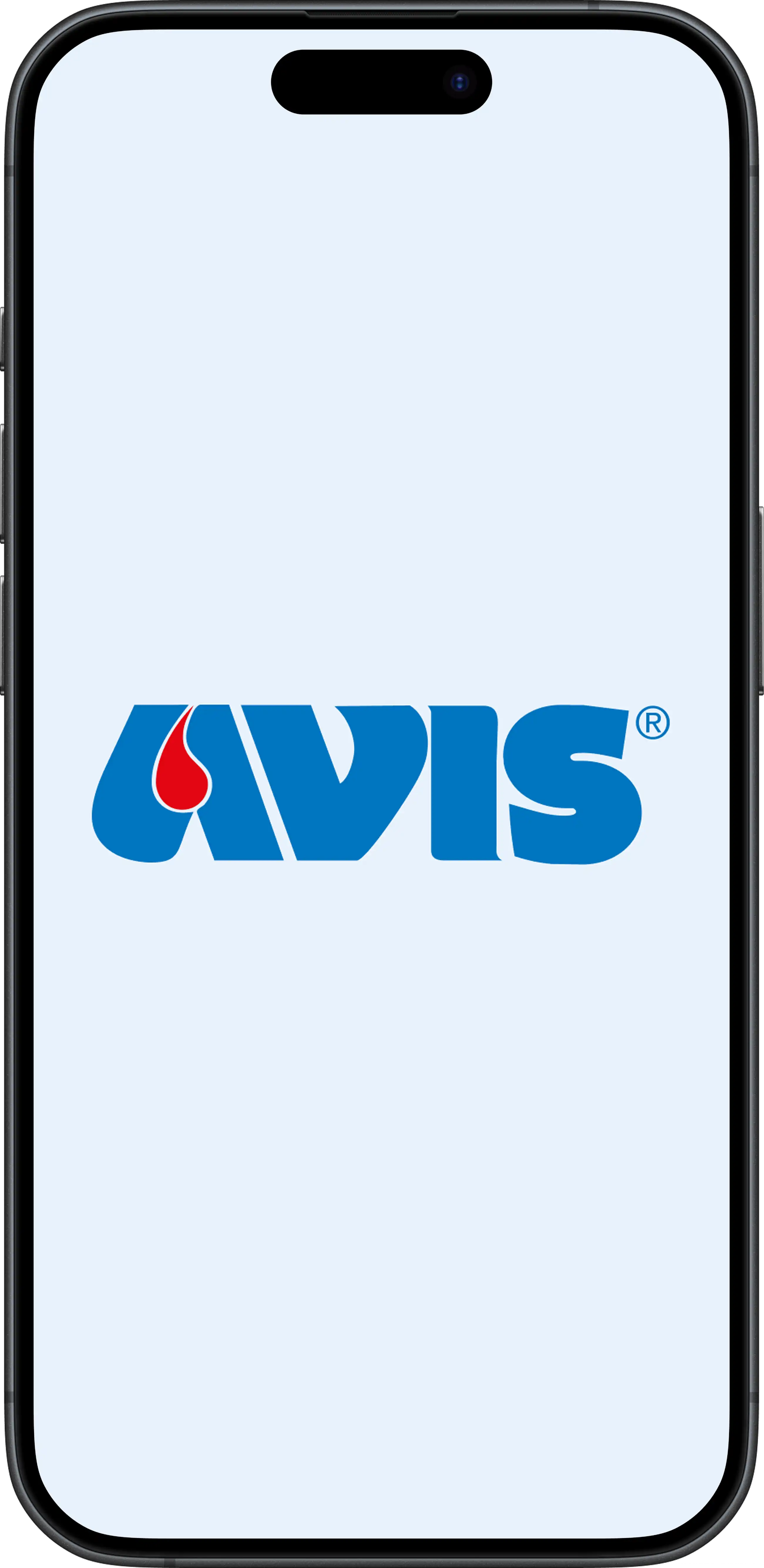 Mockup of the app start