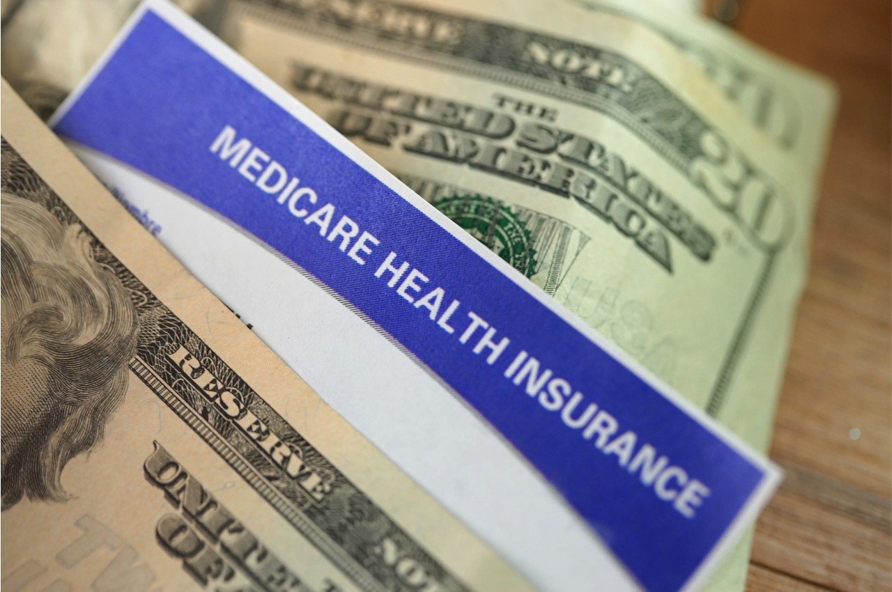 Cash and Medicare Card