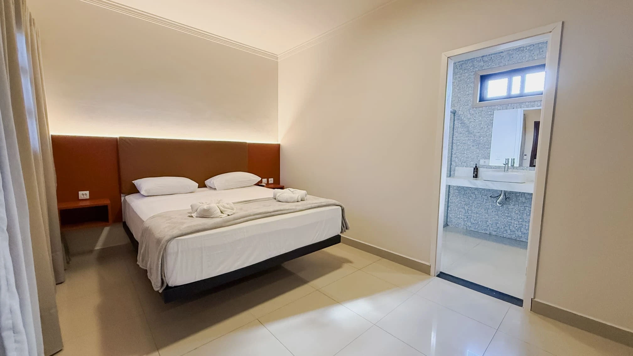 Visão geral do Apartamento Duplo com Banheira.