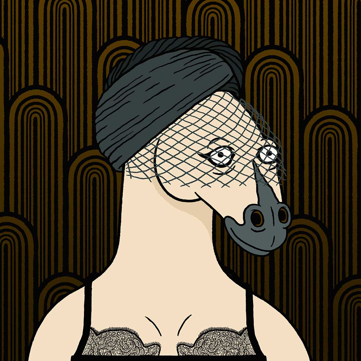 Image of a Party Horse celebrity likeness