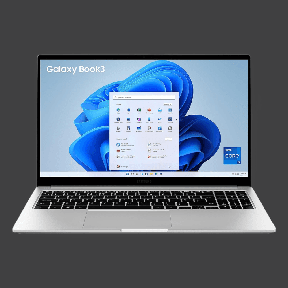 amsung Galaxy Book3 Core i7 13th Gen 1355U