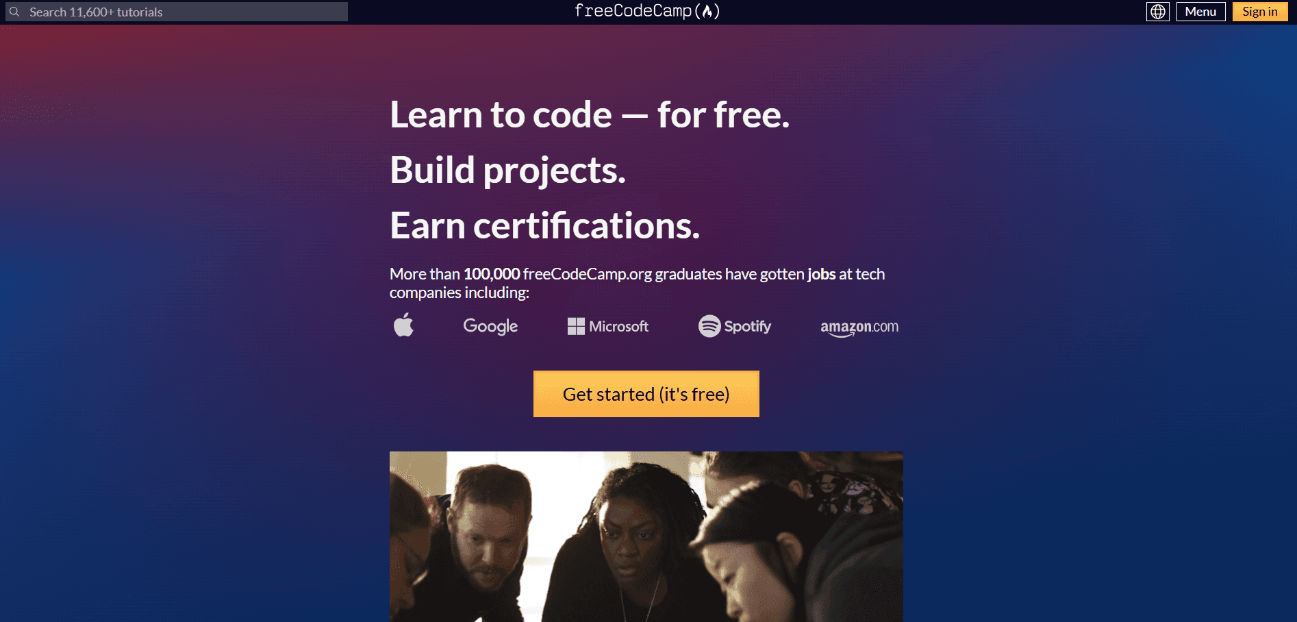 Free Code Camp overview