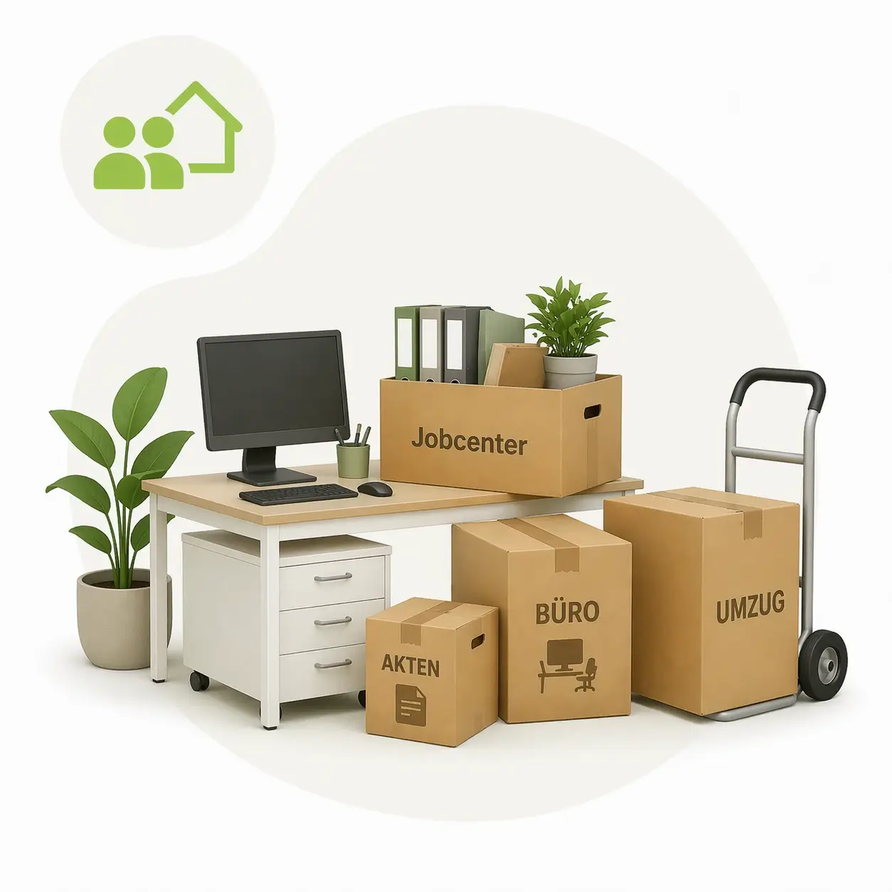 Preisaufschlüsselung eines Umzugs