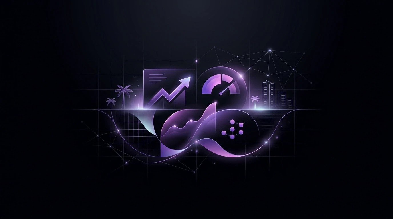 a modern graphic showing a chart and Google Ads analytics representation