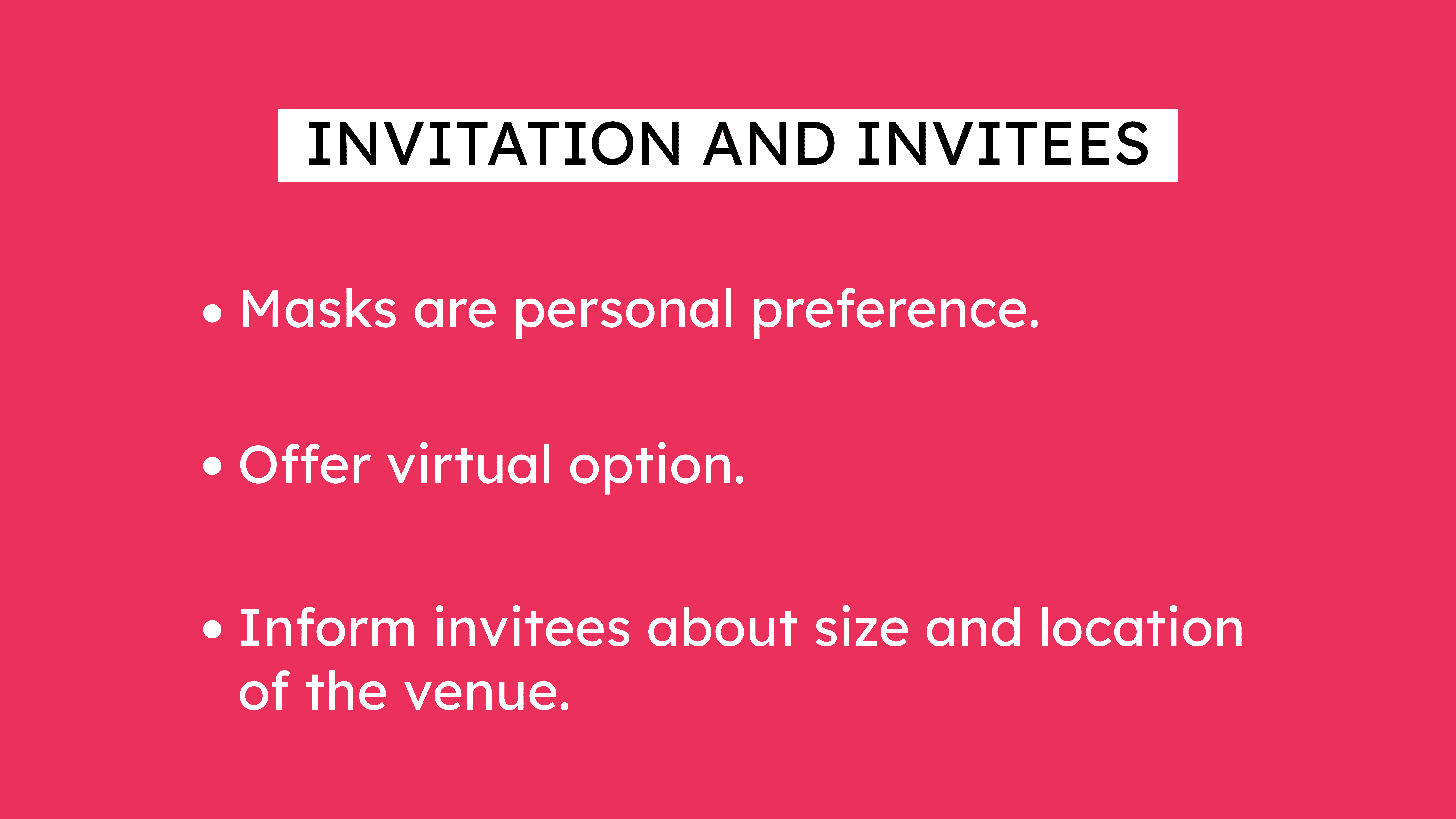 Invitations