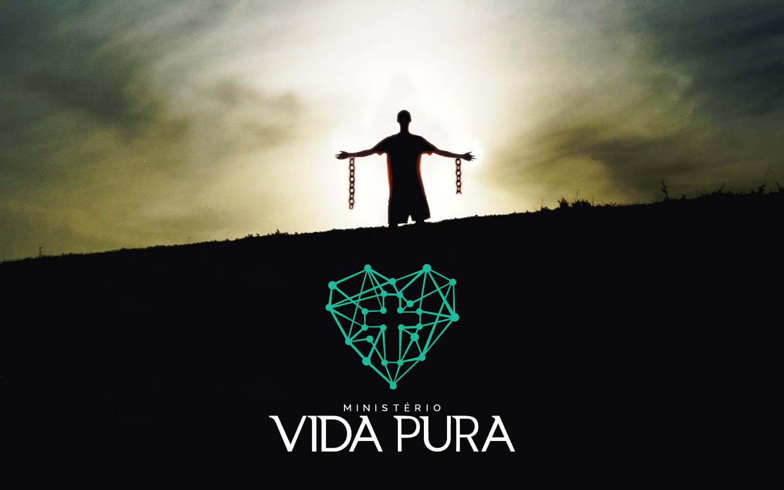 Drone shot of a running track at night