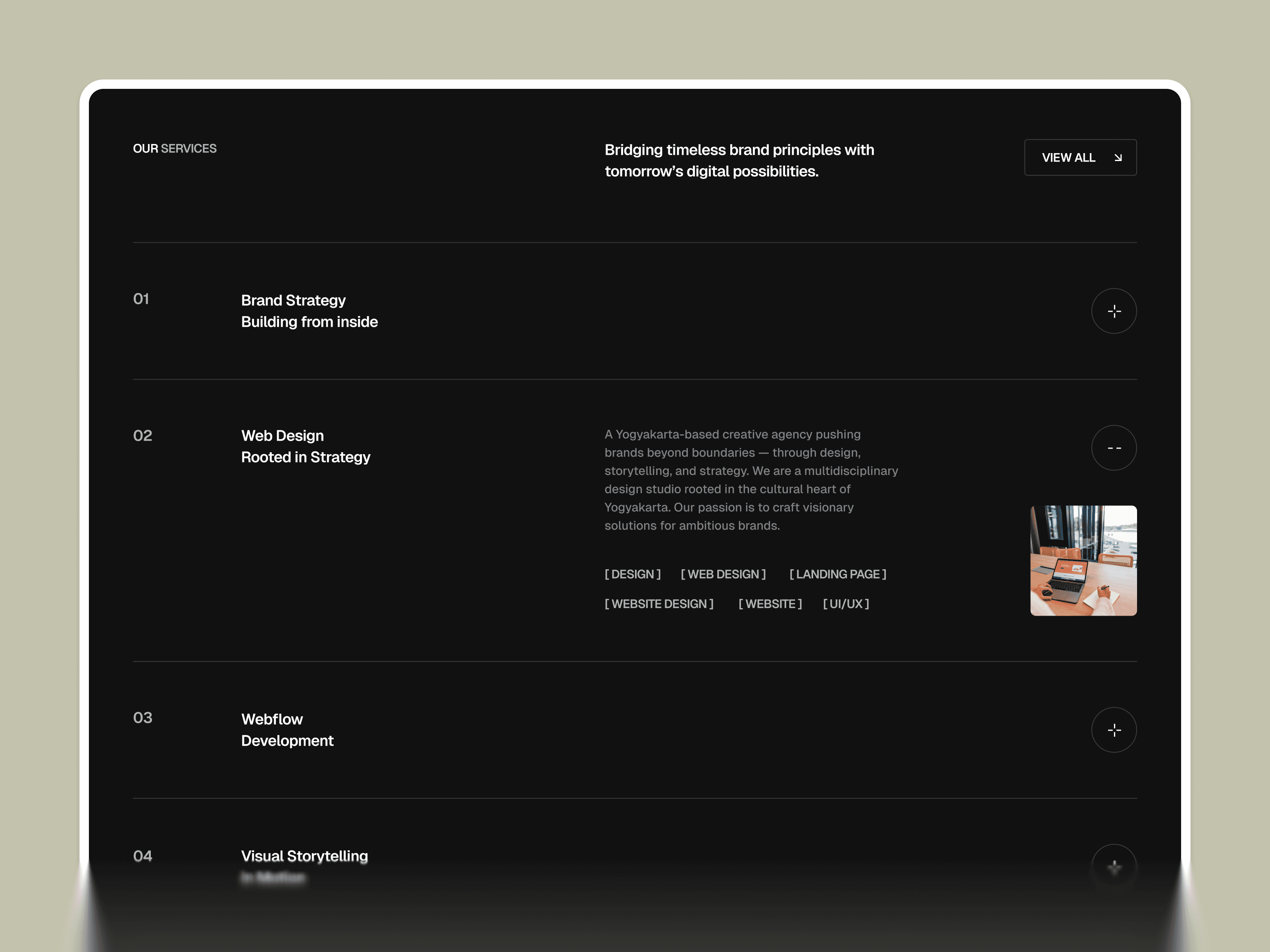 framer agency template