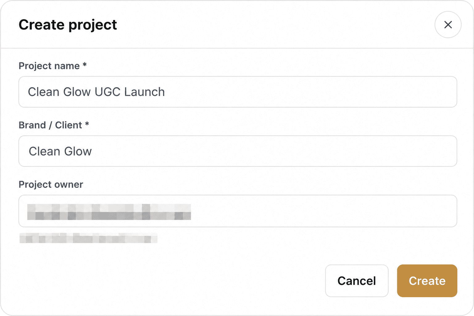 Create project
