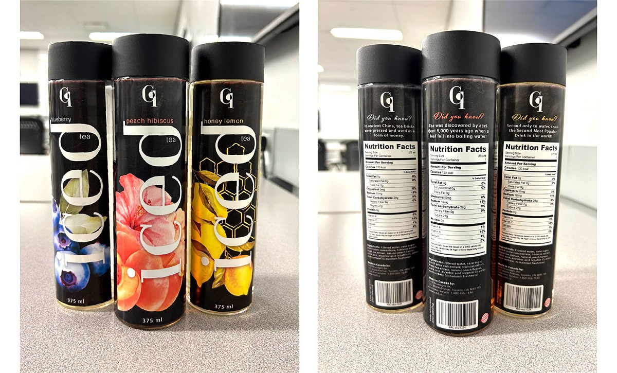 Image of real life products produced for ICED brand