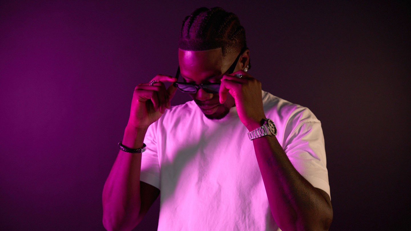 white apple keyboard on white table