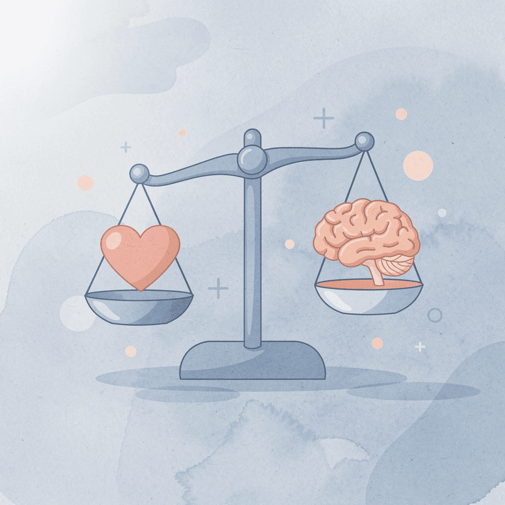 Balance scale showing structure versus flexibility in homeschool programs