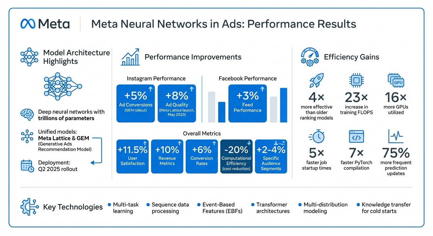 Meta Neural Networks Performance Results: Key Metrics and Improvements