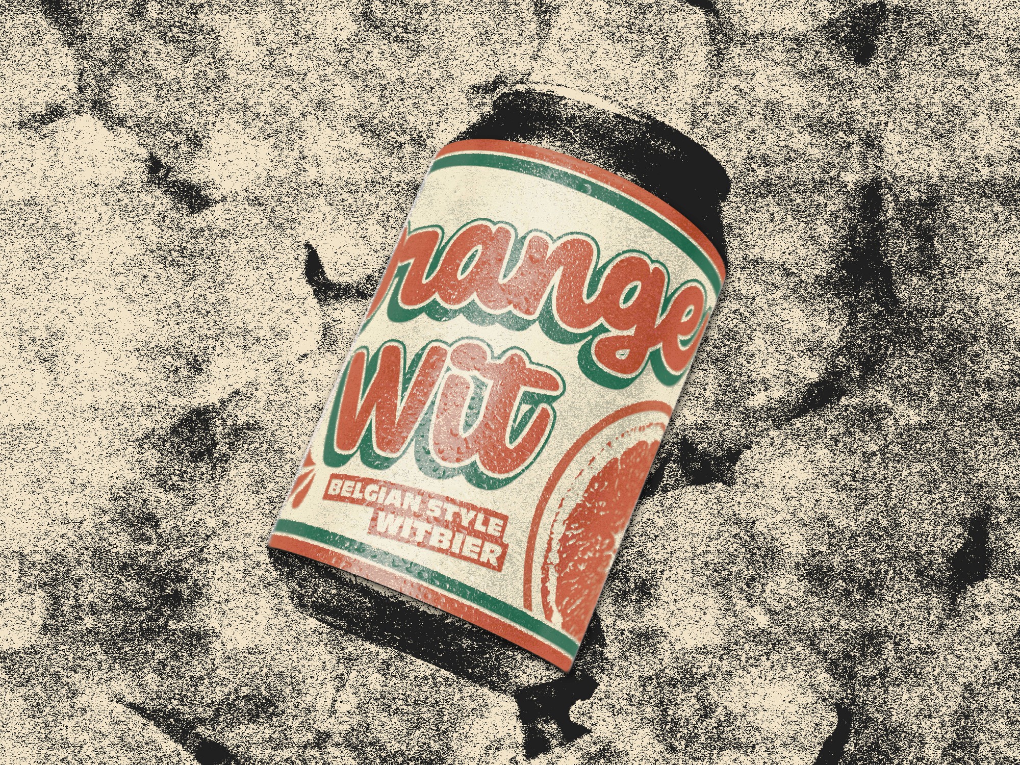 Burley Oak Brewing Company's Orange Wit on Bed of Ice