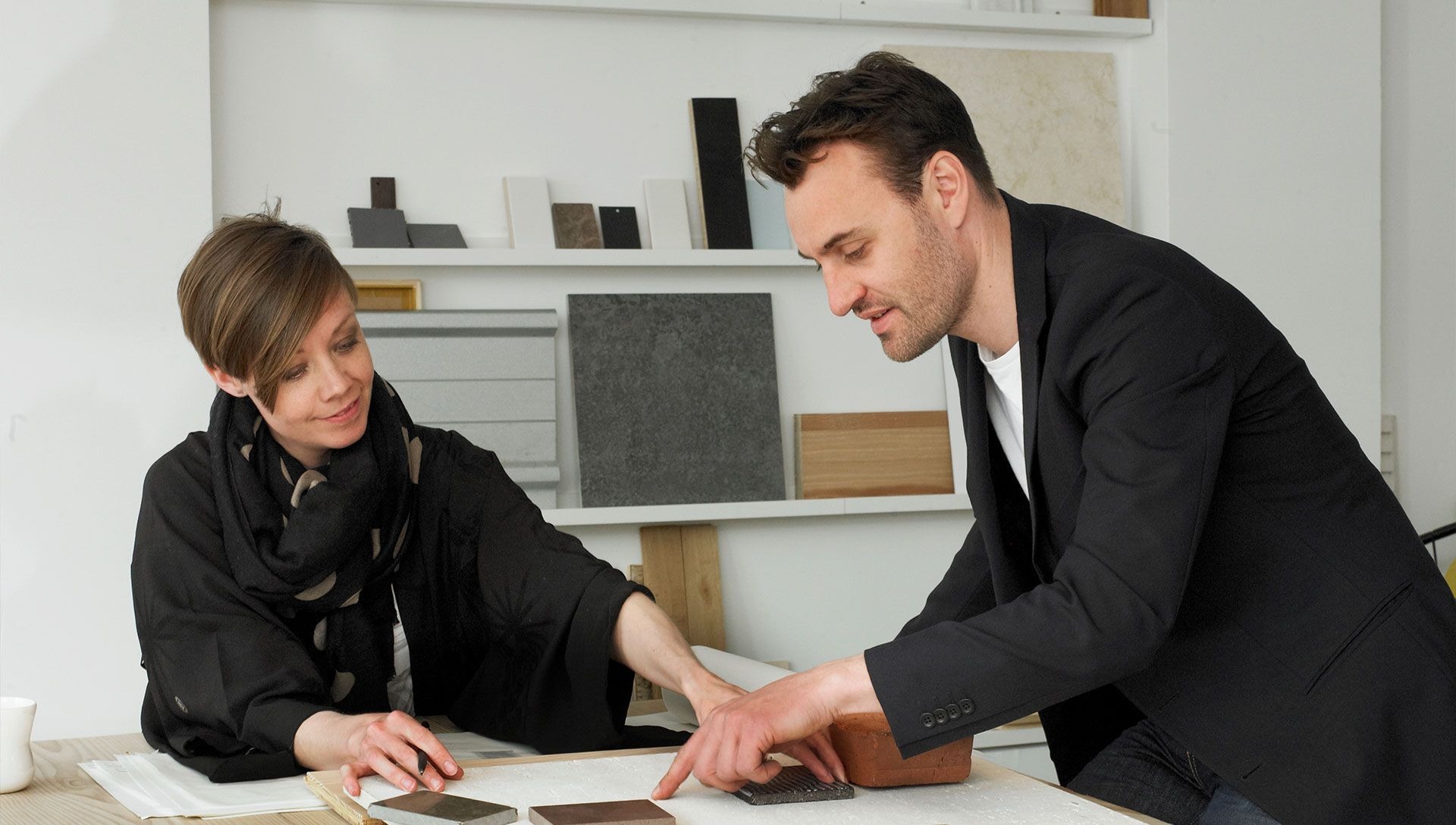 Artisan tool on a piece of textile