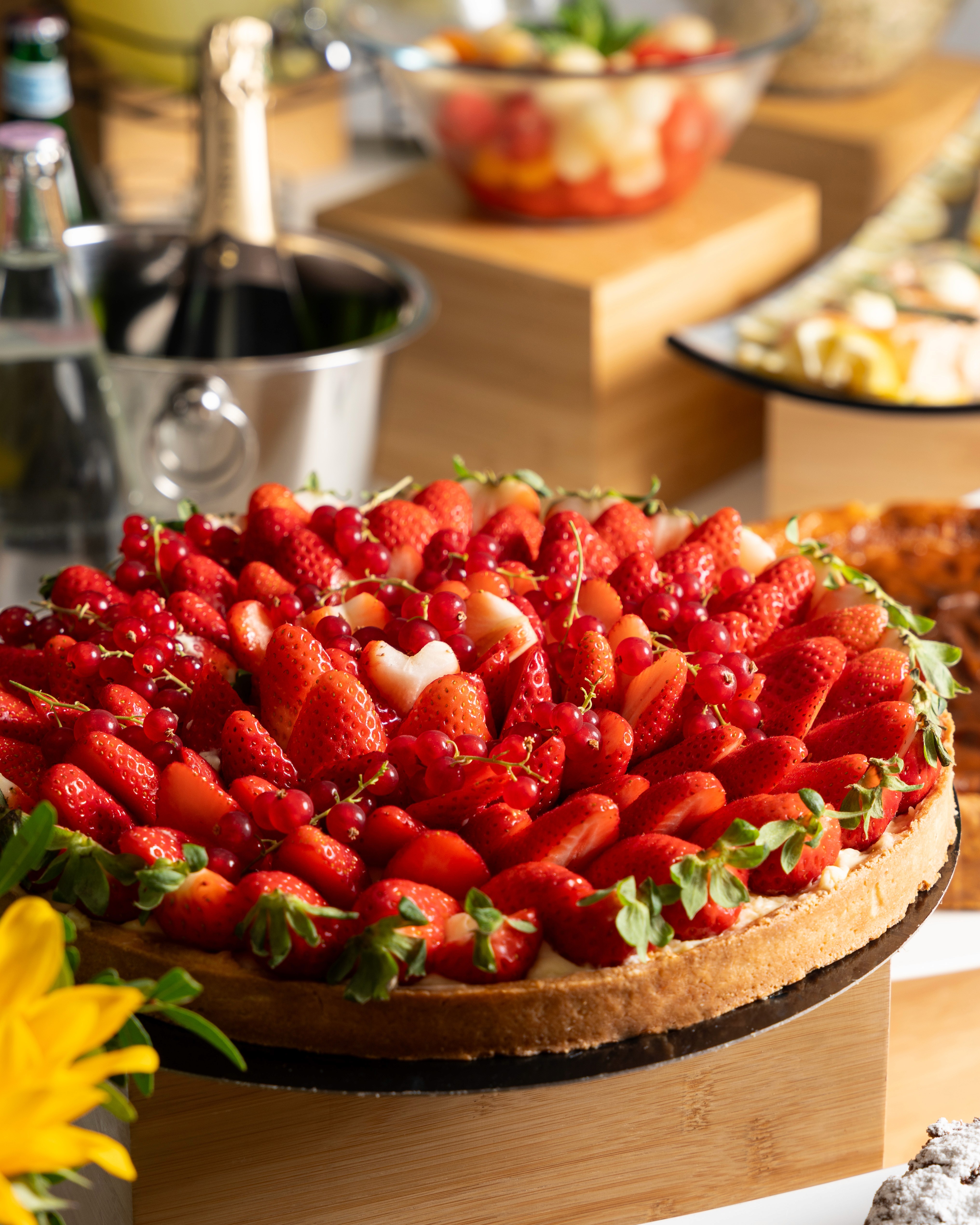 Table servie et préparée par La Table de Cana