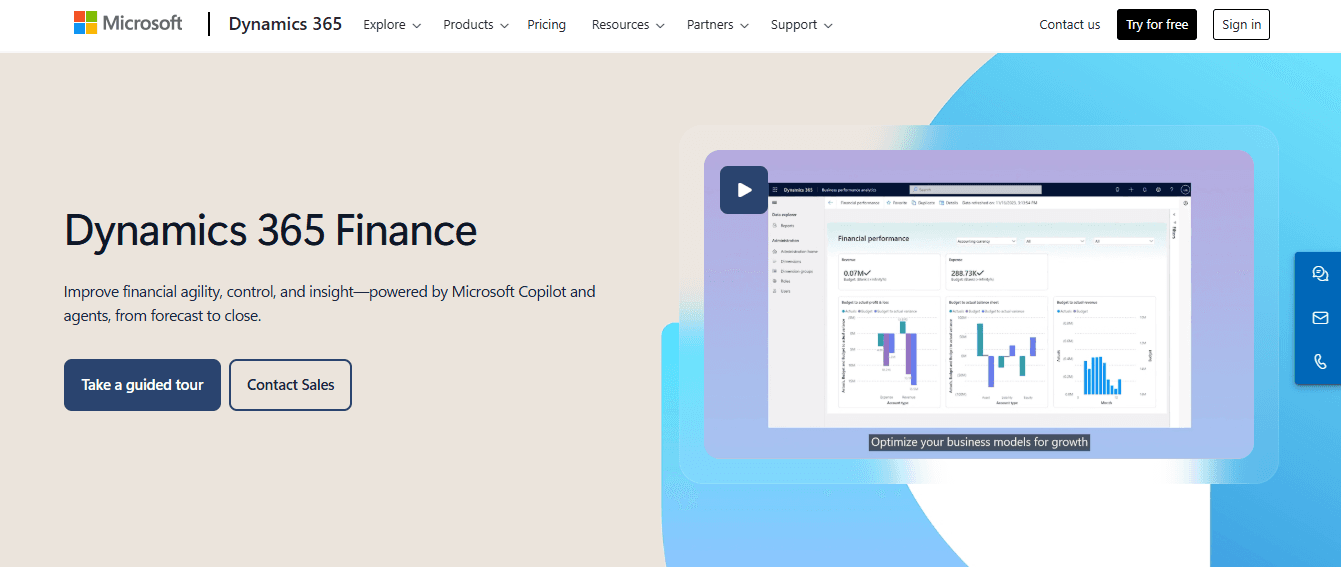 Dynamics 365 Finance