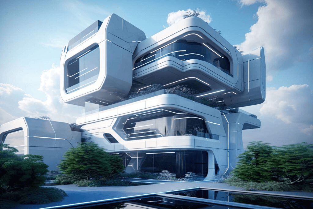 futuristic house