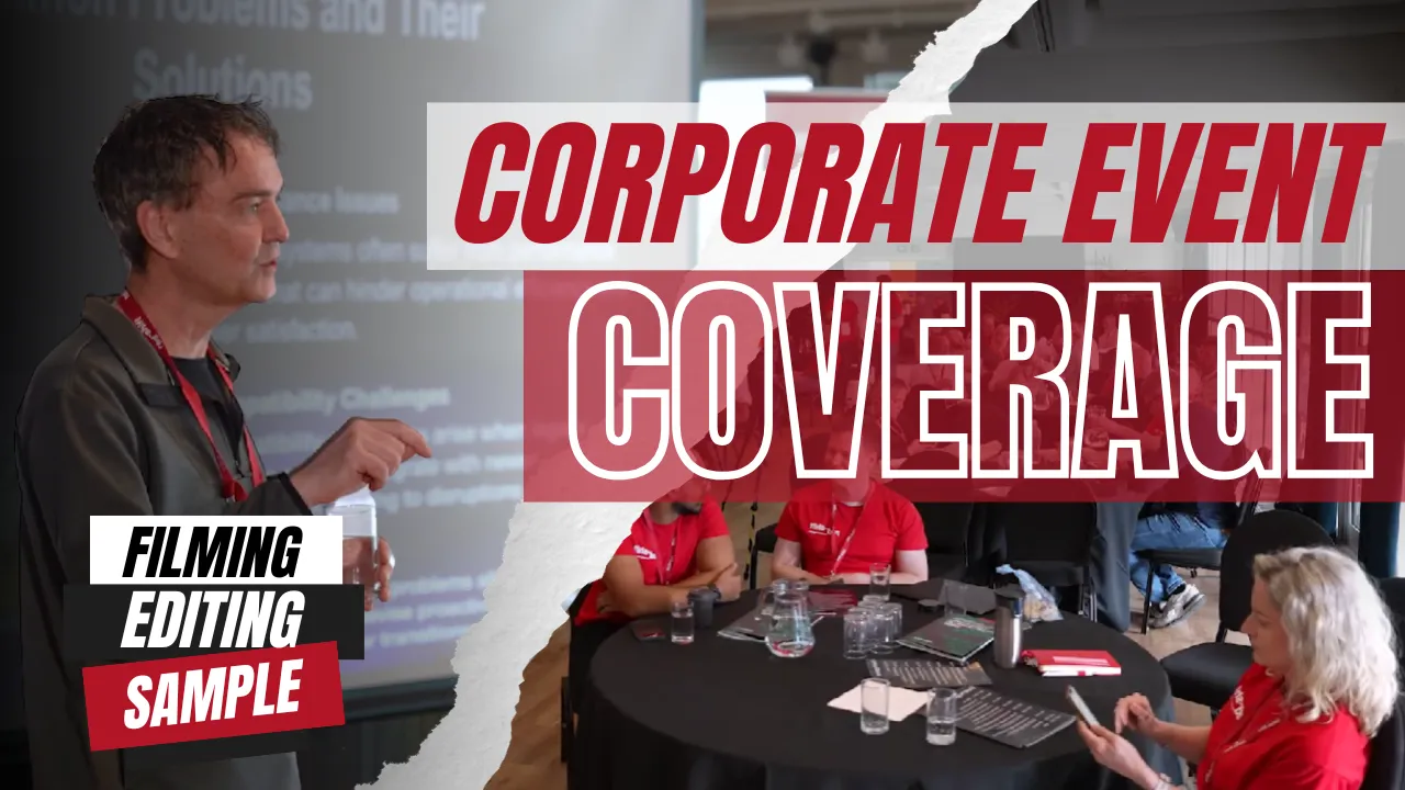 Professional event videography and conference filming services by London video production company